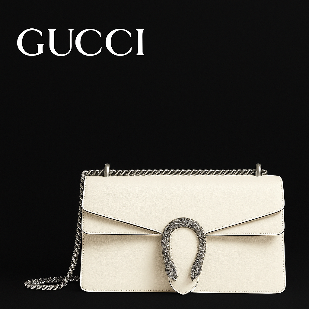 Gucci dionysus bag , (White) with Og packaging