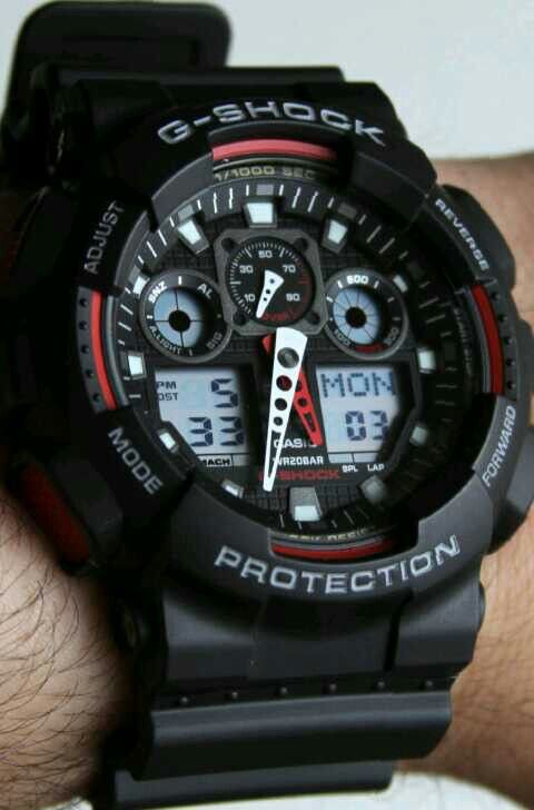 G shock Men Quartz black dial analog