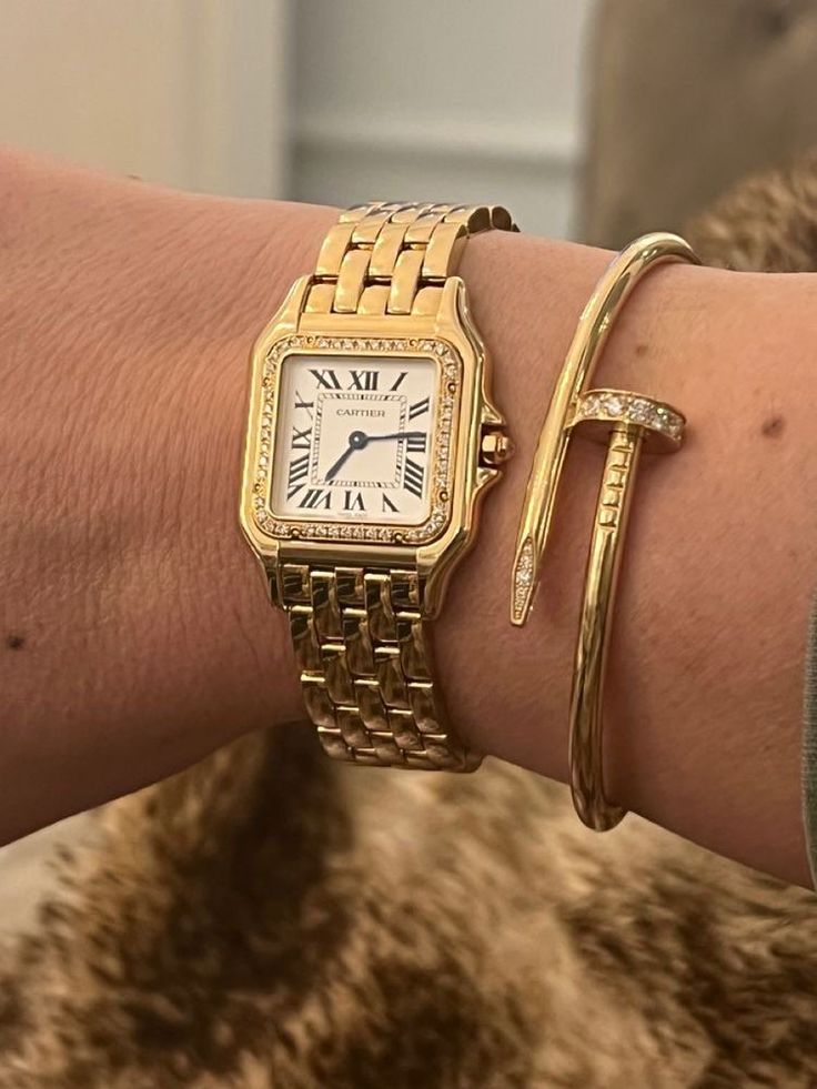 Cartier Panthere 1070 Women's Watch + Bracelete Free